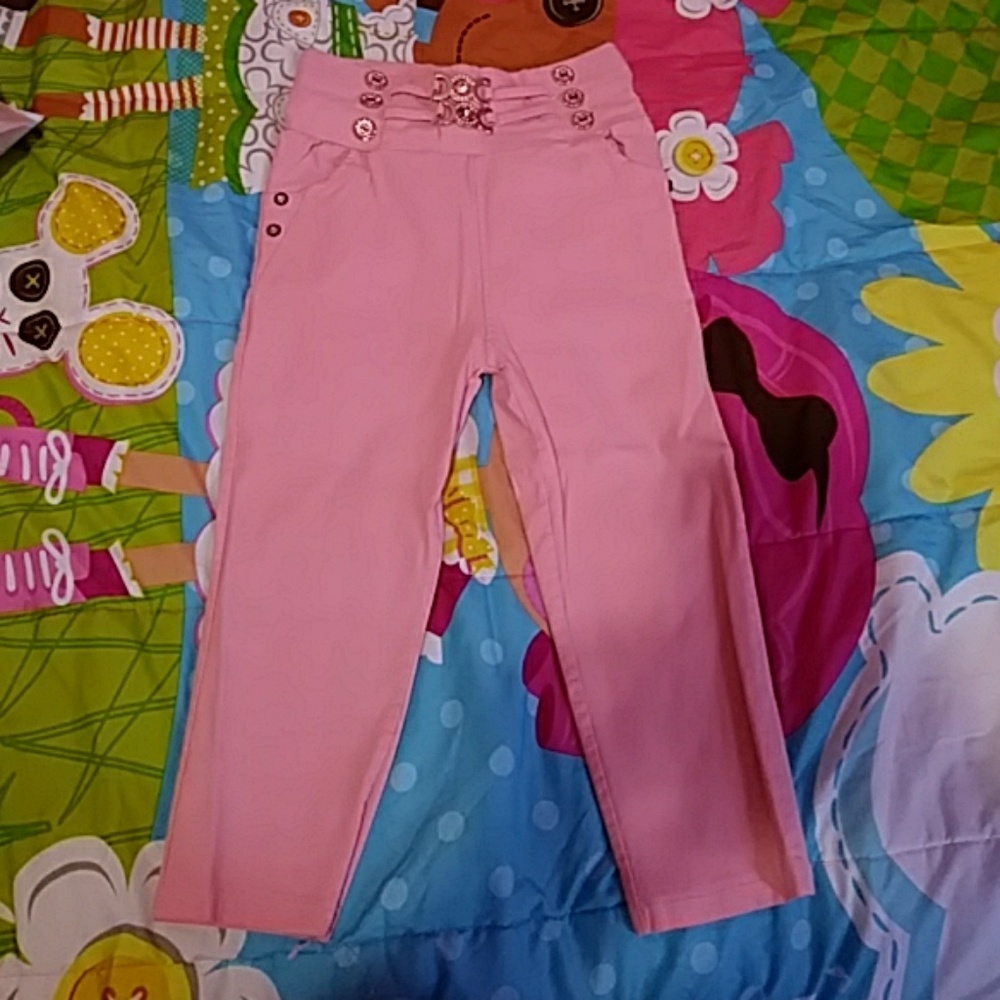 Pink Legging Capris